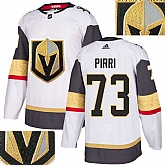 Vegas Golden Knights #73 Pirri White With Special Glittery Logo Adidas Jersey,baseball caps,new era cap wholesale,wholesale hats